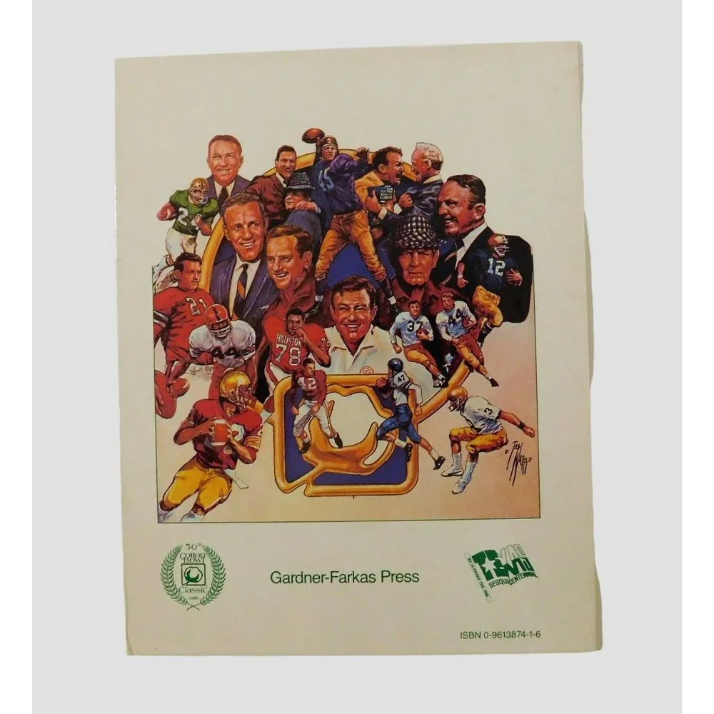 50th Cotton Bowl Classic Cookbook 1st Edition 1986 Celebrity Recipes HB Spiral